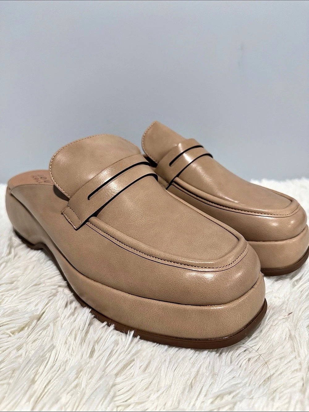 Journee Collection Antonina Loafer Mule Tan US 12
